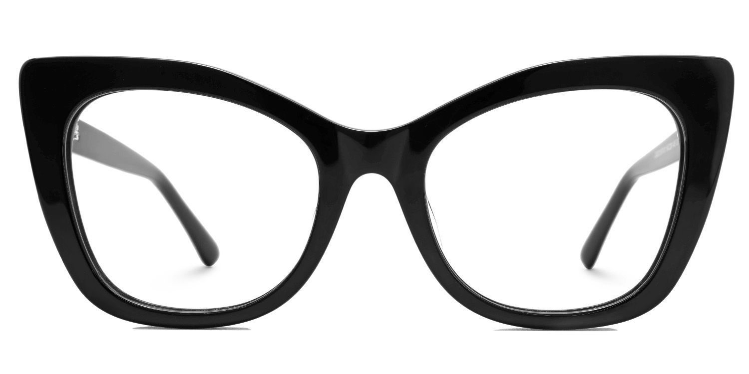 Black Full rim Cateye Eyeglasses -Vela on Sale | ZEELOOL UK0