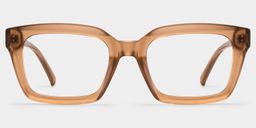 Marley Beige Rectangle Glasses0