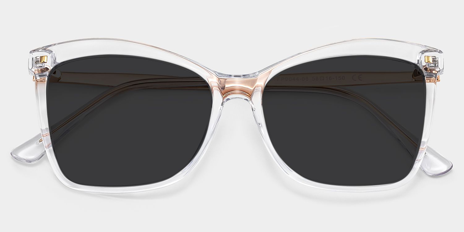 Isaebella Butterfly Clear Sunglasses | ZEELOOL UK1