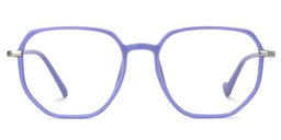 Maura Geometric Purple Glasses0