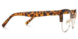 Charlene Tortoise Browline Glasses3