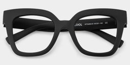 Malcolm Black Square Glasses1