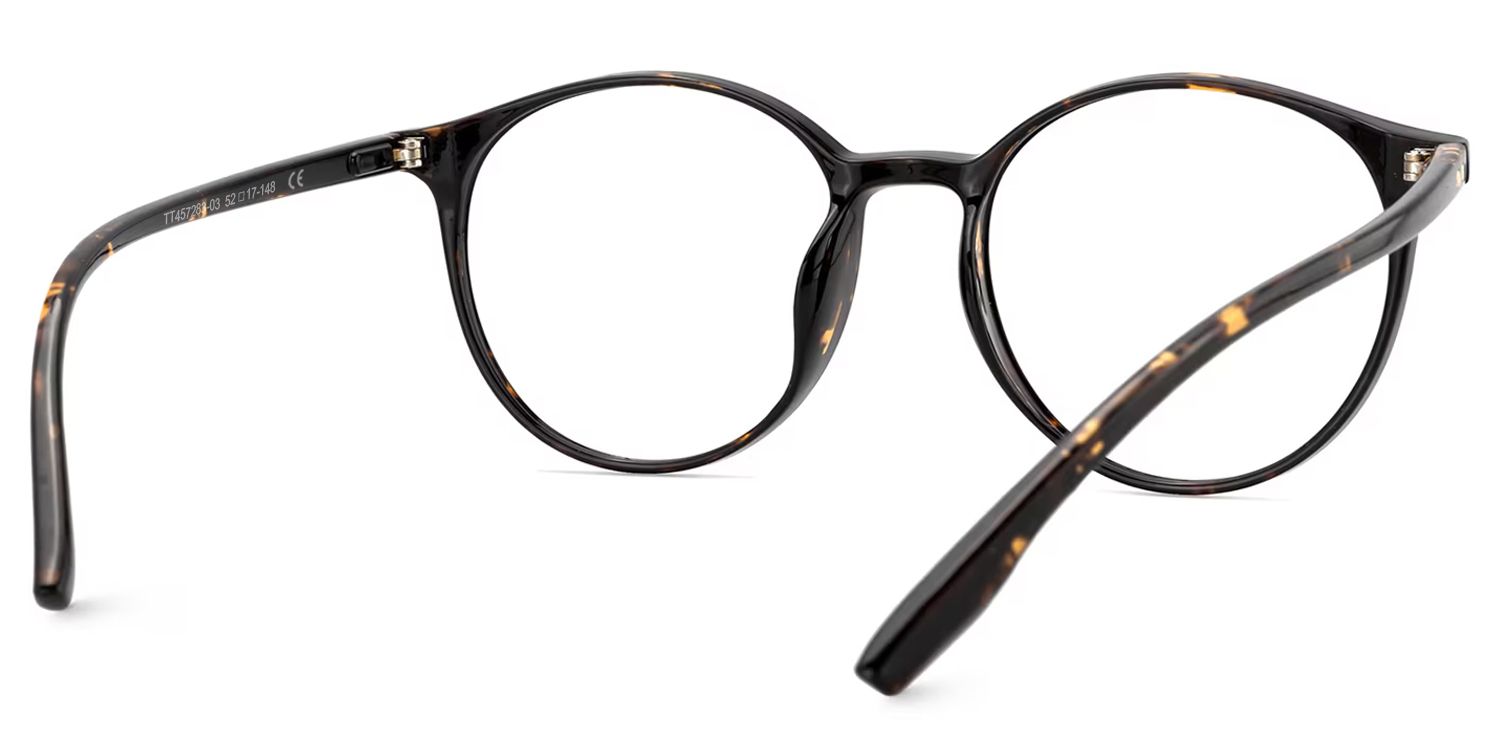 Blanco Round Tortoise Glasses | ZEELOOL UK3