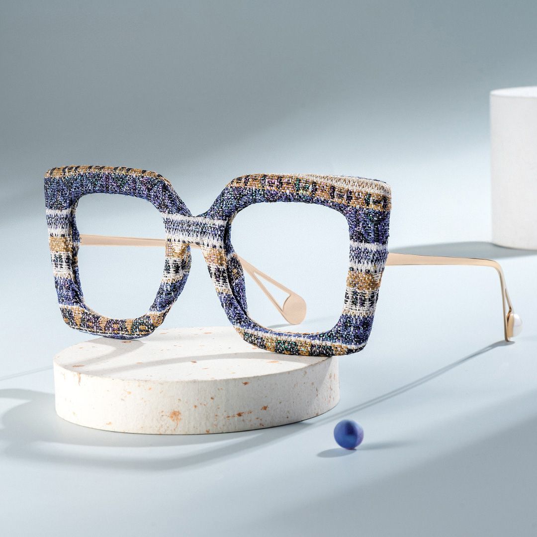 Latanya Multicolor Denim Glasses0