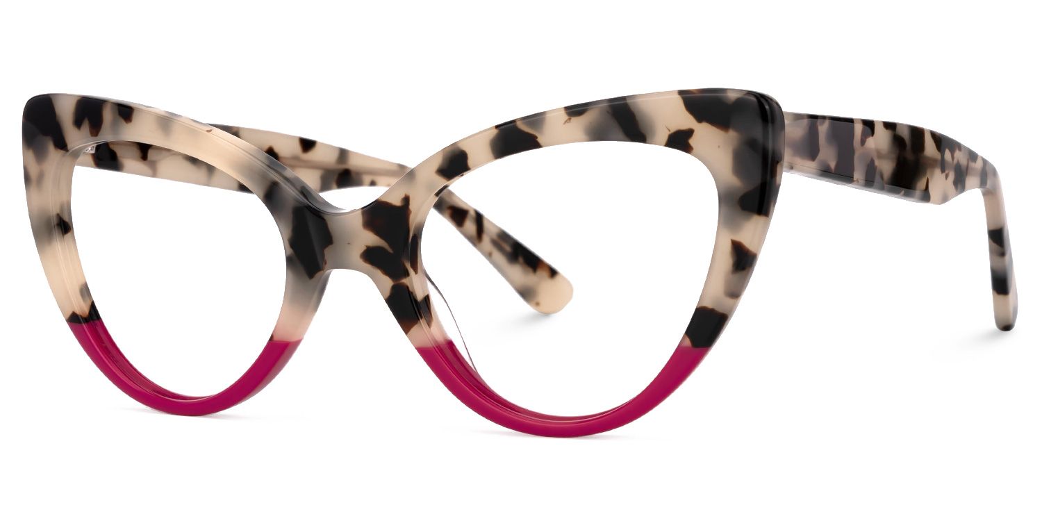 Claudette Design Frame Eyeglasses  -Zeelool Glasses1