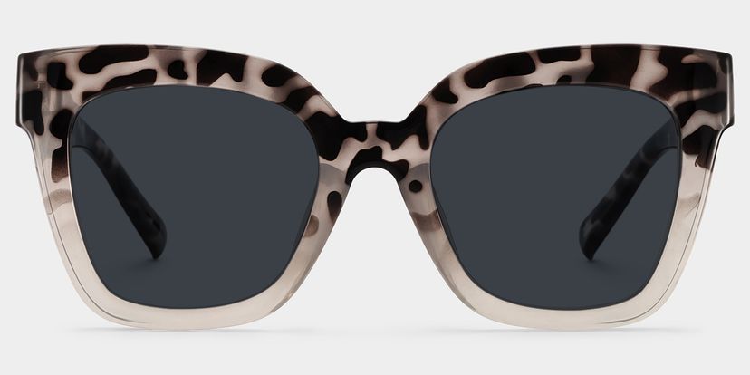 Malcolm Two-Tone Square Sunglasses