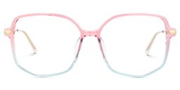 Payton Geometric Pink-Blue Glasses0