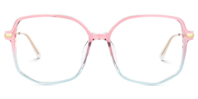 Payton Geometric Pink-Blue Glasses