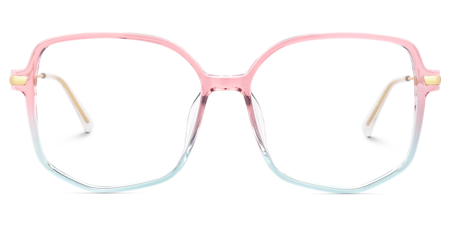 Payton Geometric Pink-Blue Glasses
