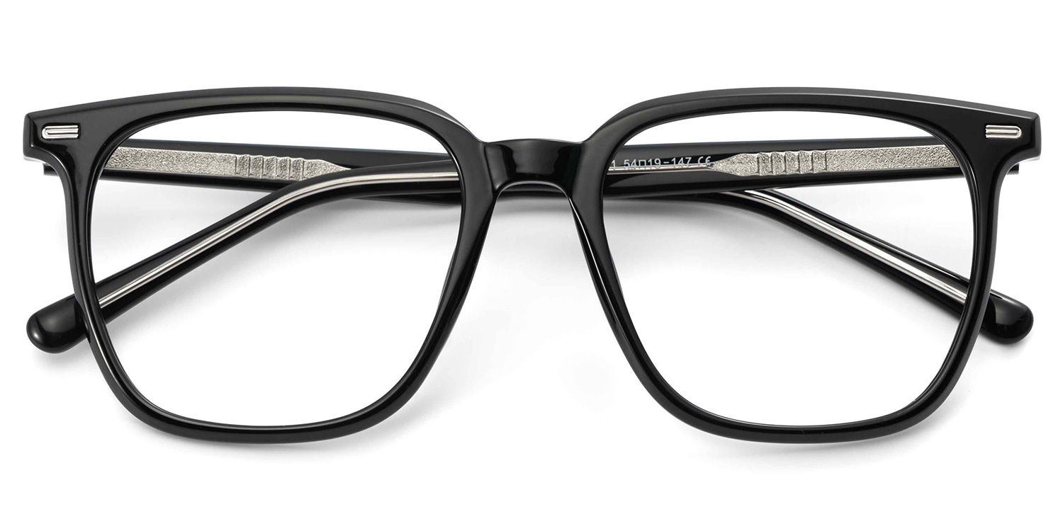 Square Black Eyeglasses Jude TR-90 Frame Glasses2