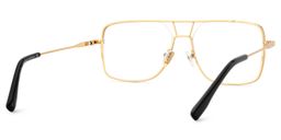 Bowdry Aviator Black Glasses5