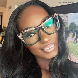 Benitez Square Two-Tone Glasses9