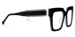 Gilberto Square Black Glasses4