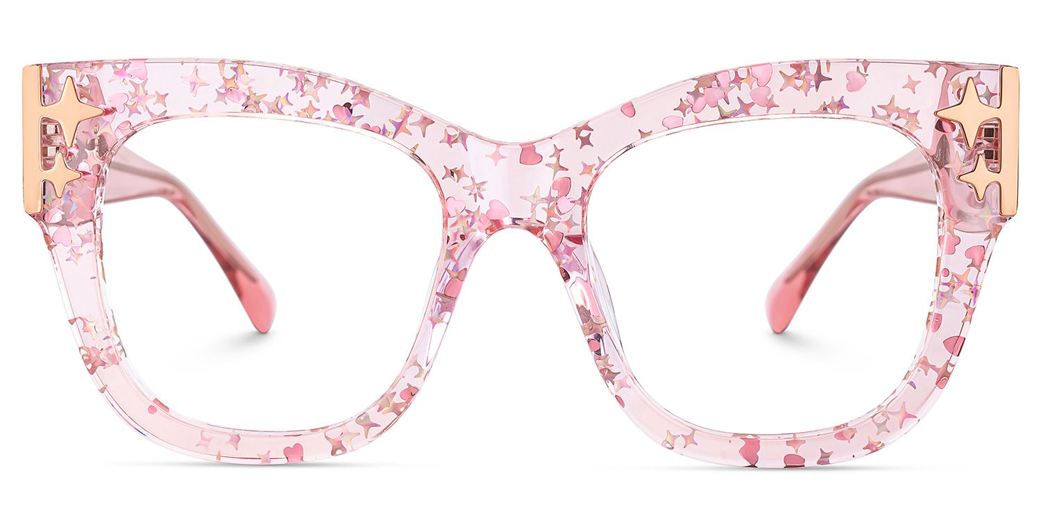 Designer Minfia Eyeglasses Pink Frames Glasses1