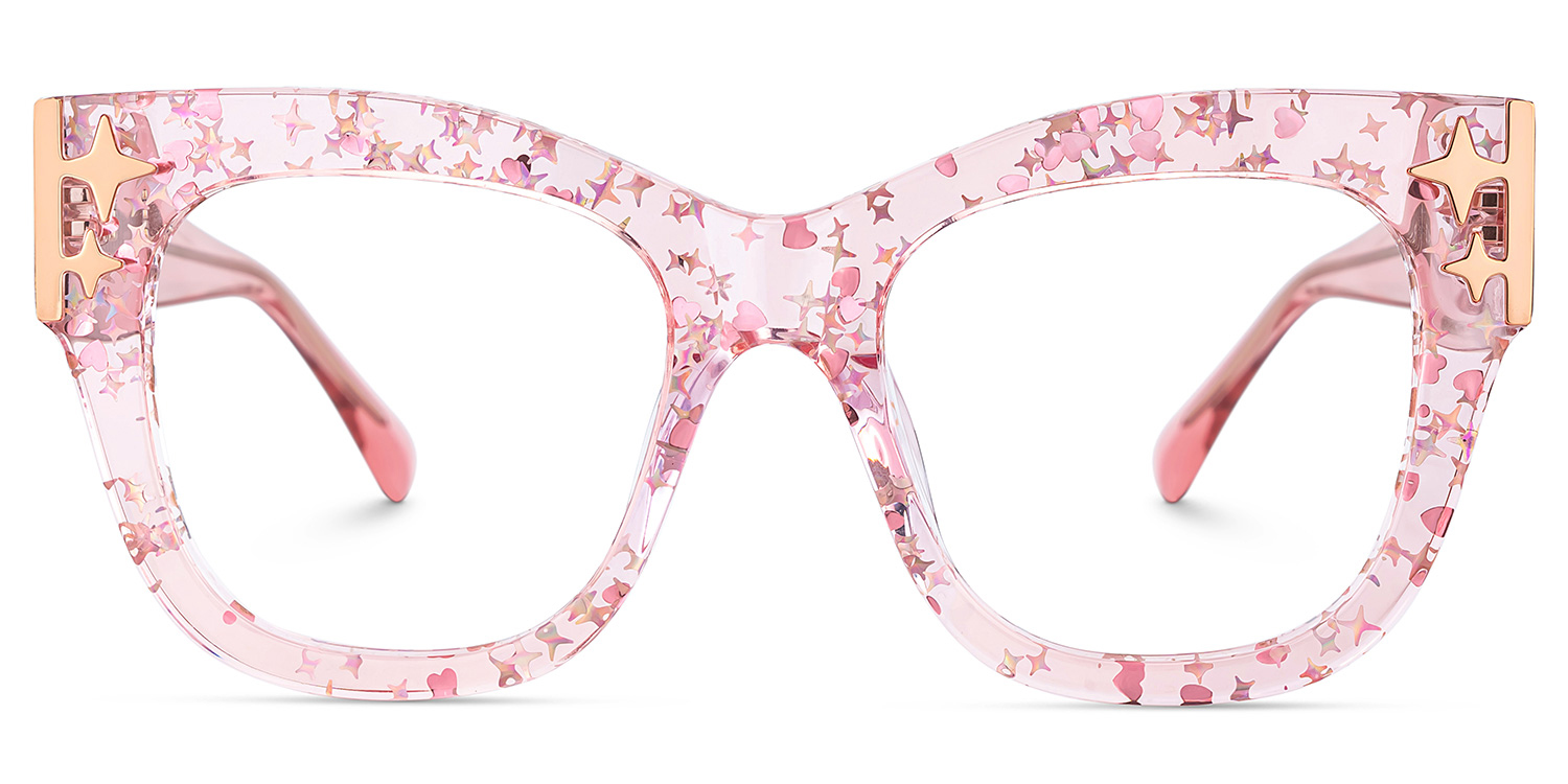 Designer Minfia Eyeglasses Pink Frames Glasses1