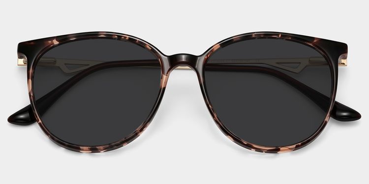 Chanty Tortoise Round Sunglasses