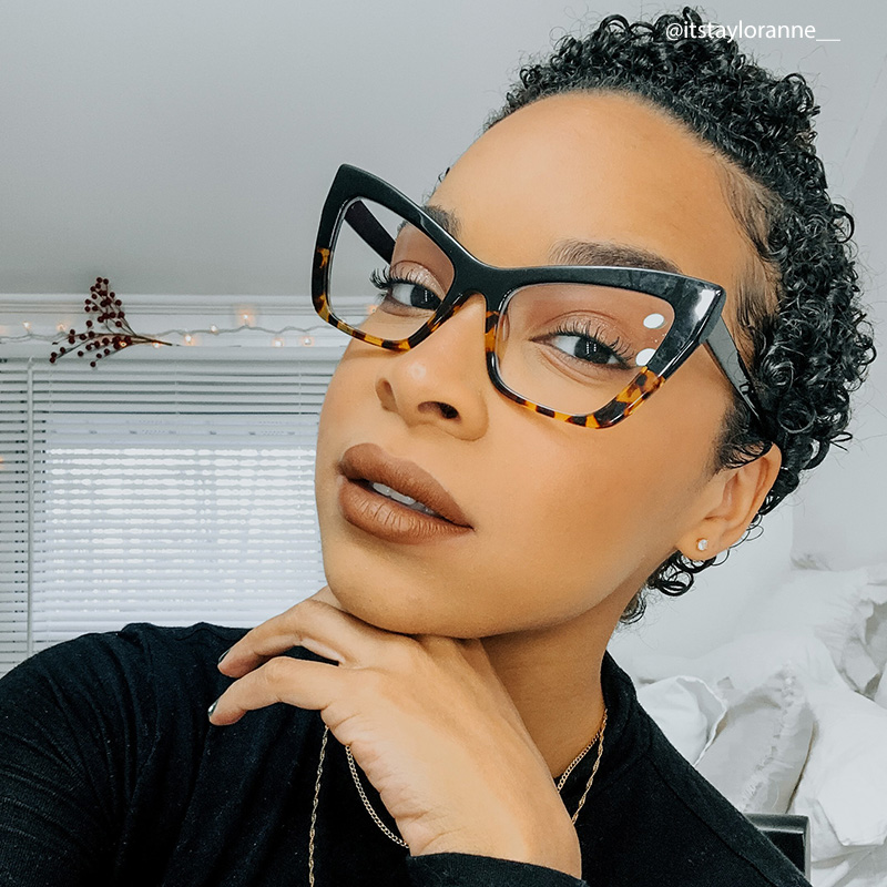 Driscoll Cateye Yellow-Tortoise Glasses | ZEELOOL UK4