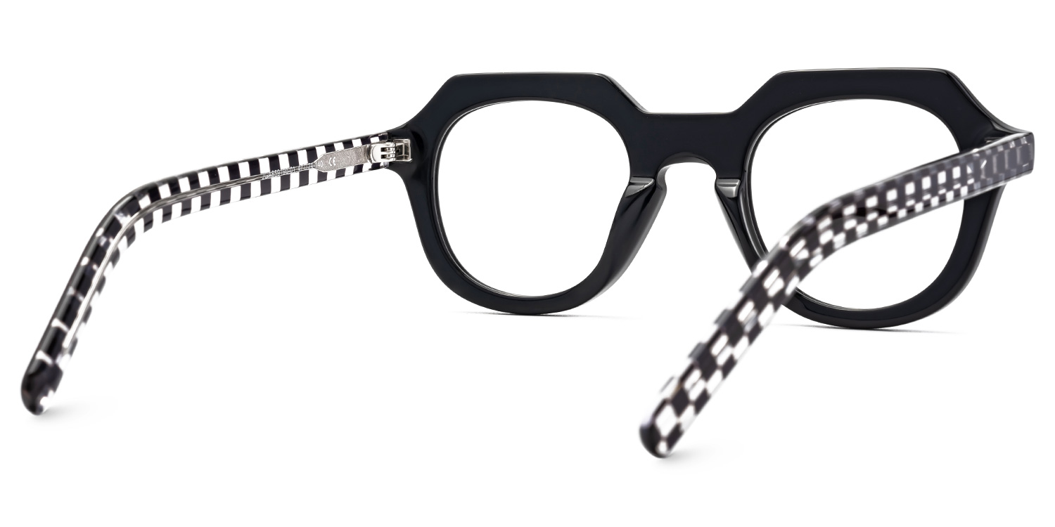 Jameica Geometric Black Glasses3
