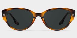 Livia Cat eye Tortoise Polarized Sunglasses0