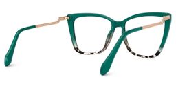 Awilda Cateye Green Glasses3