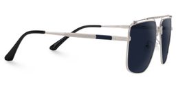 Arellano Aviator Silver Sunglasses2