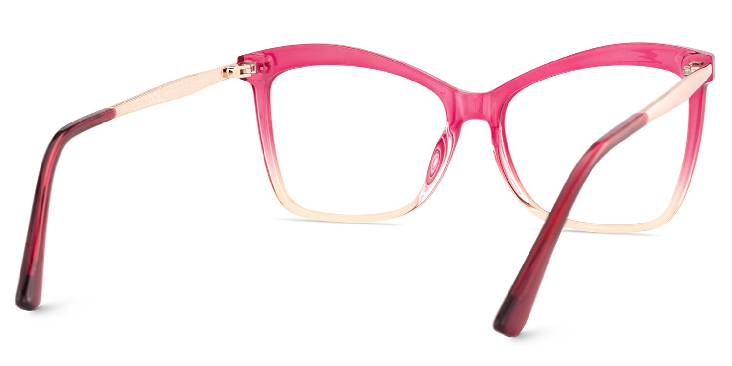 Butterfly Frame With Pink Gradient Brown for Isaebella Glasses | ZEELOOL UK5