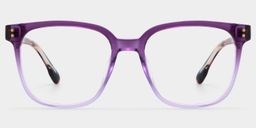 Donnalyn Purple Square Glasses0