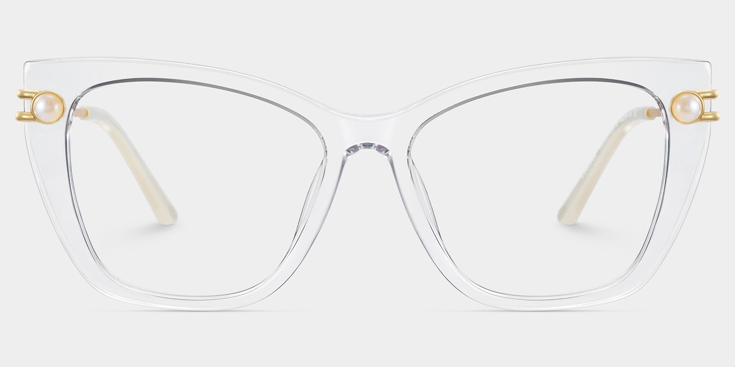 Victor Eyeglasses in Cat eye Clear Frame | ZEELOOL UK2