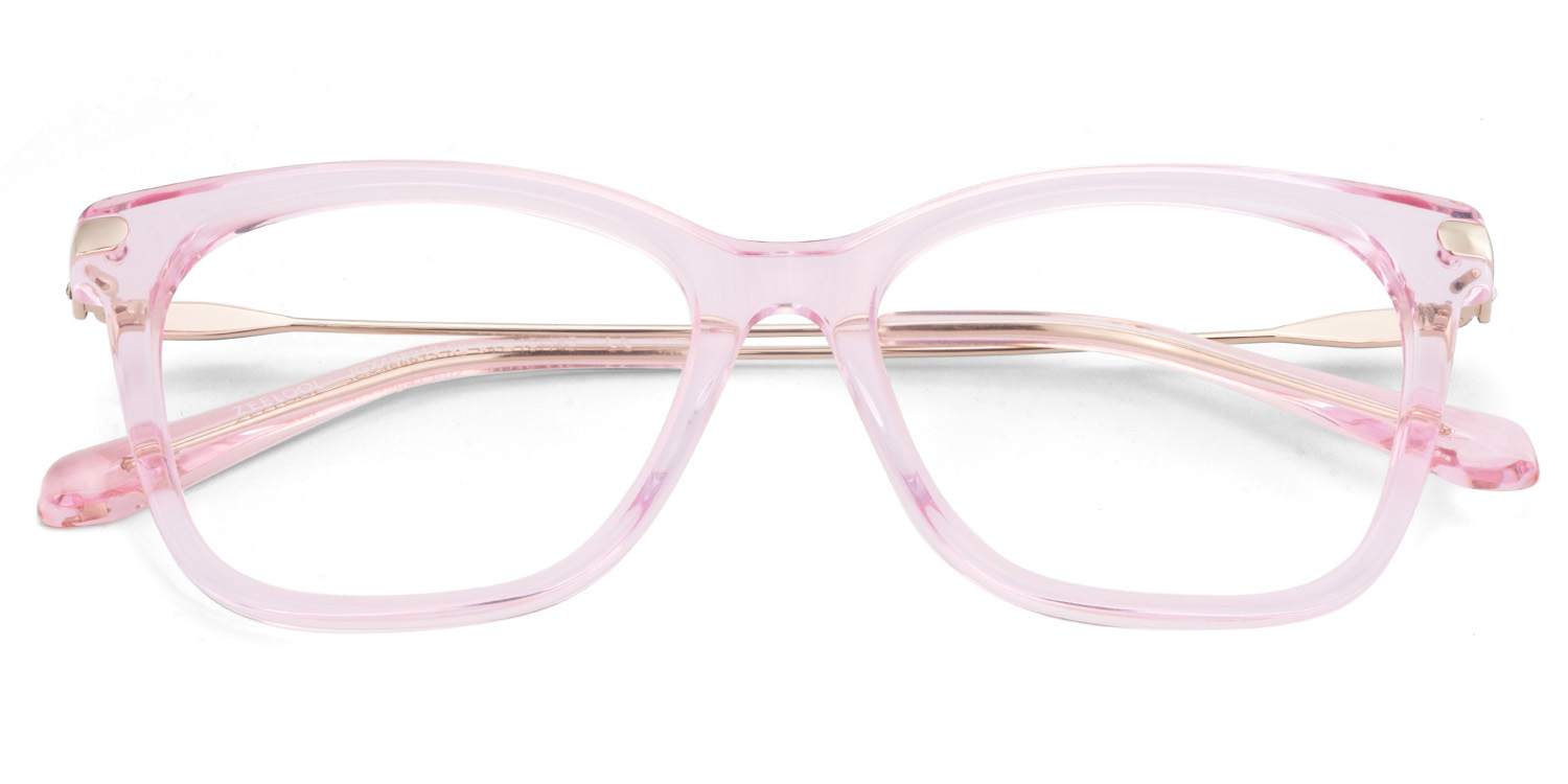 Pink Frame Eyeglasses, Butterfly Glasses2