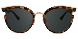 Laraine Cat Eye Tortoise Glasses0