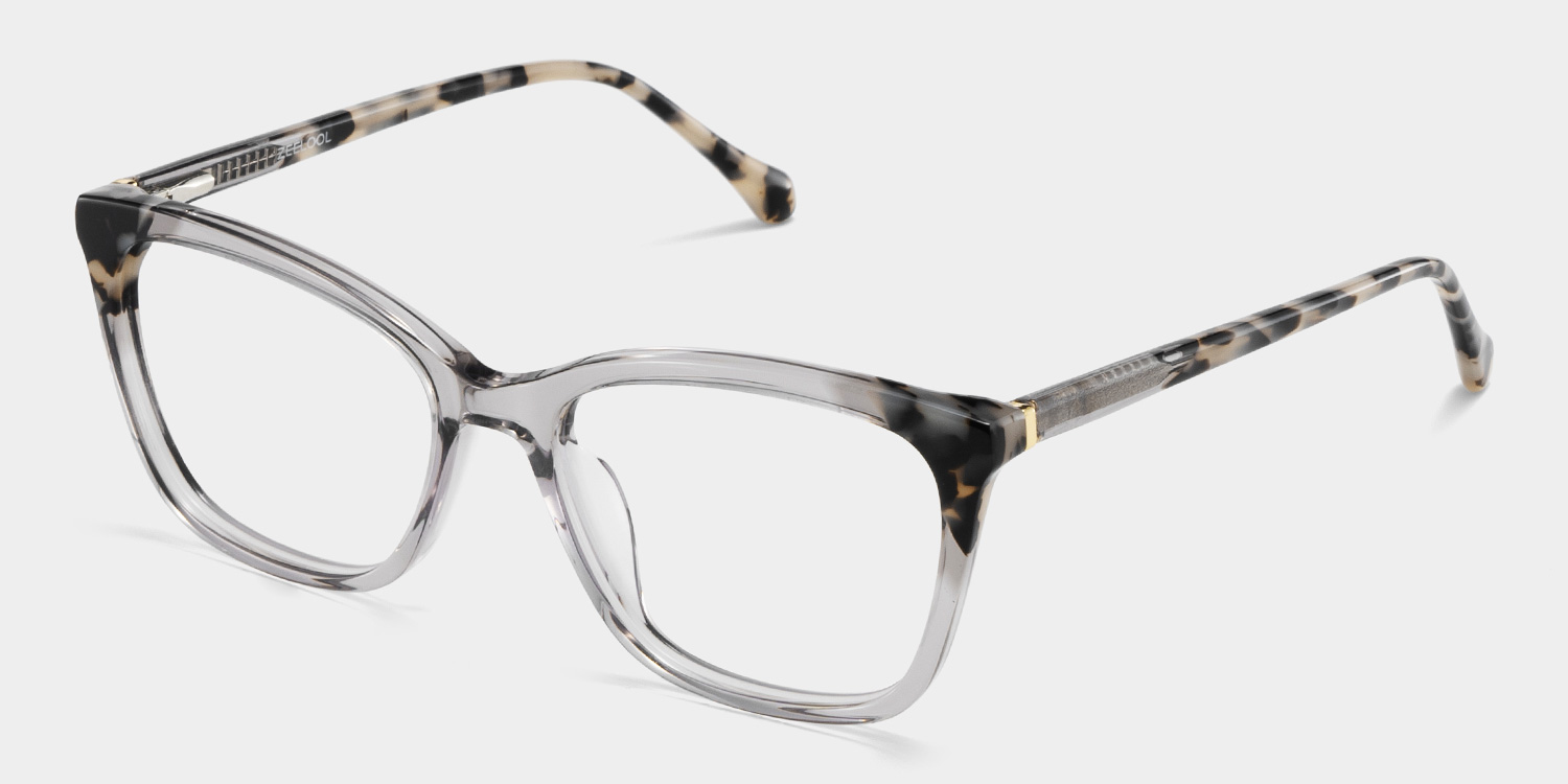 Juno Rectangle Gray Glasses3