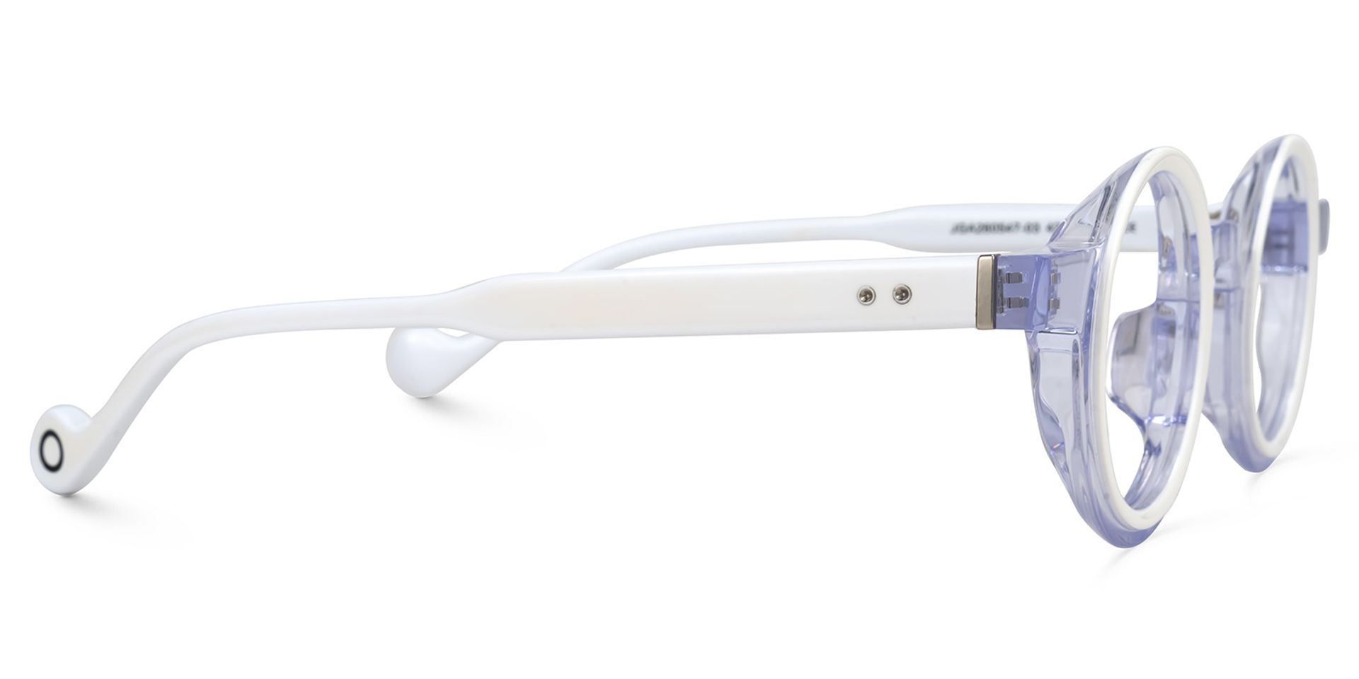 Round Glanton White Glasses deals -Zeelool Glasses2