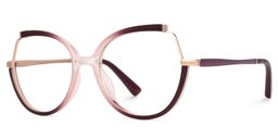 Zakaria Geometric Two-Tone Glasses1