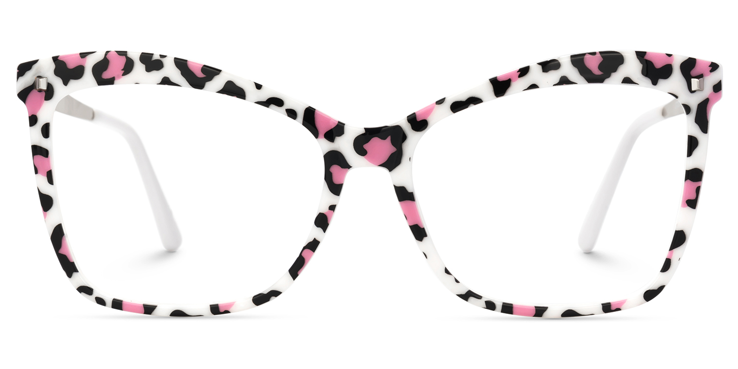 Animal Print Eye Glasses Color for Isaebella Frame Glasses | ZEELOOL UK0