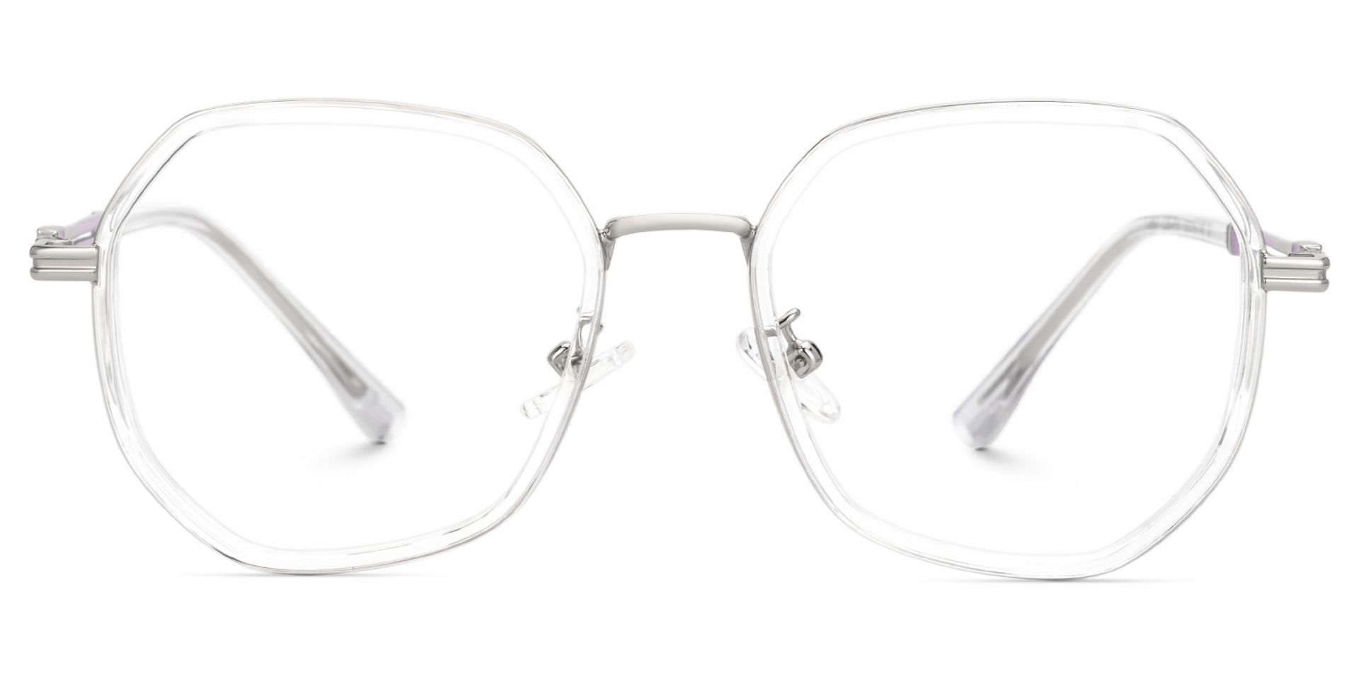 Frazier Clear Geometric Glasses | ZEELOOL UK0
