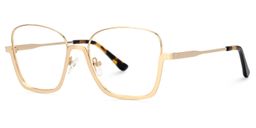 Malidy Square Gold Glasses1