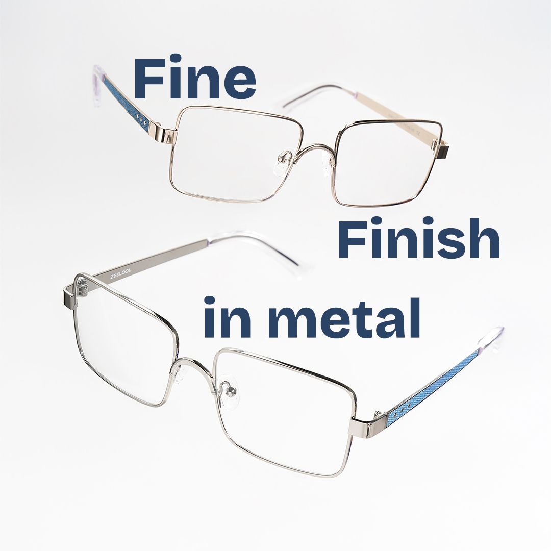 Gavin Eyeglasses in Rectangle Gold Frame | ZEELOOL UK0