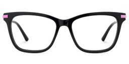 Eliot Rectangle Black Glasses1