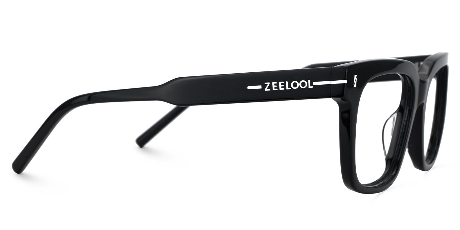 Rectangle Black Eyeglasses For Men5