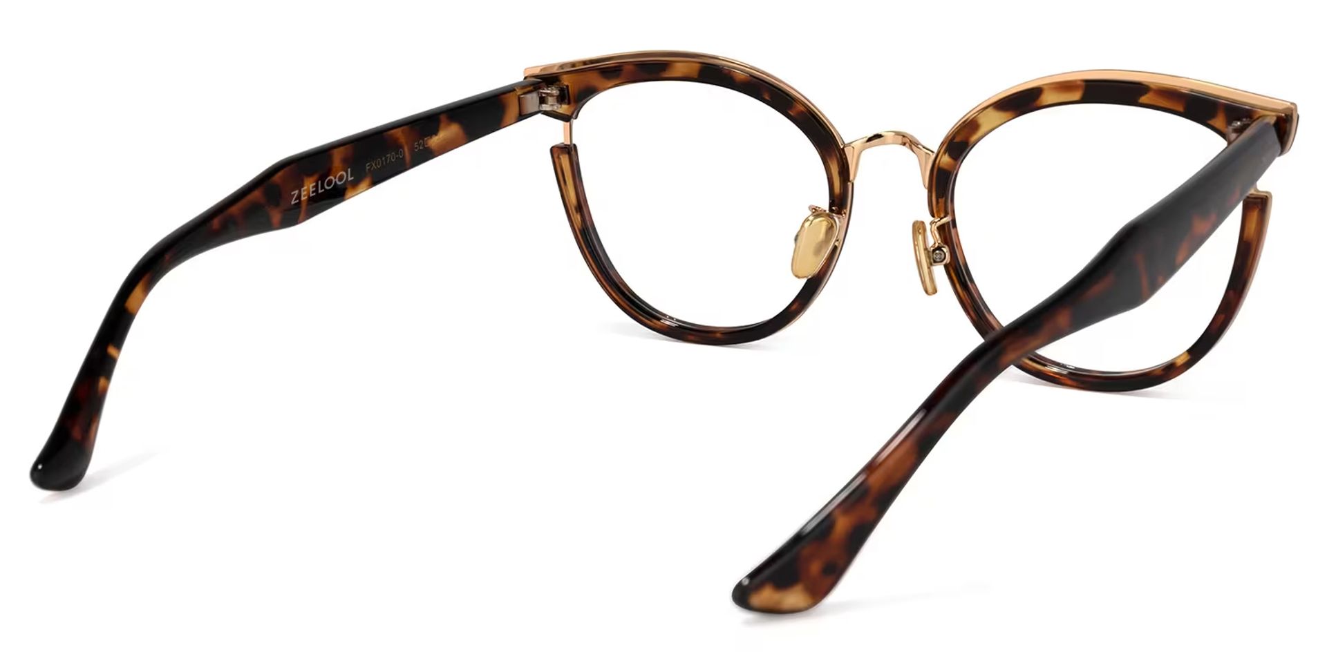 Laraine Cat Eye Tortoise Frame Glasses | ZEELOOL UK4
