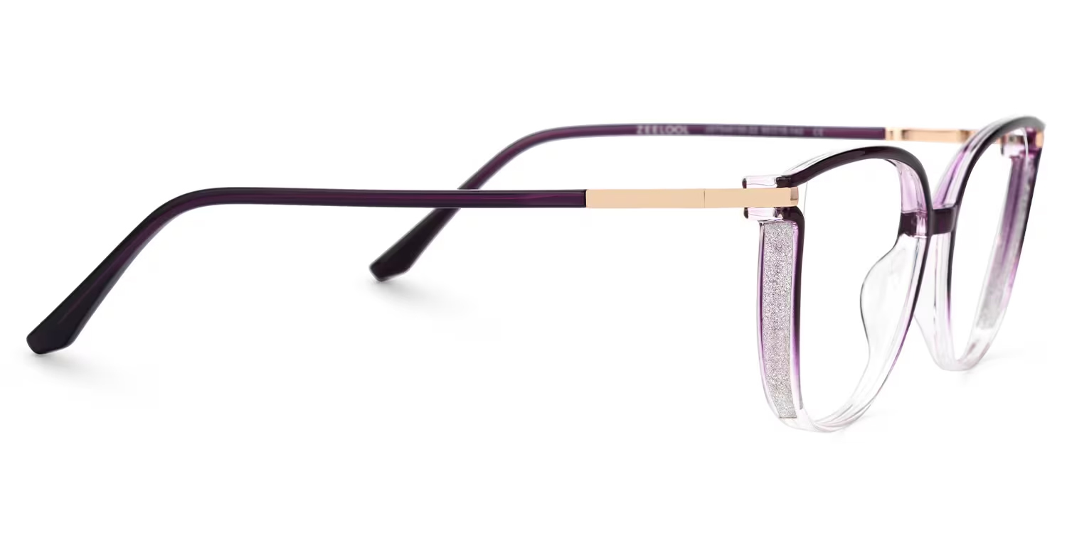 Rodz Square Purple Crystal Glasses2