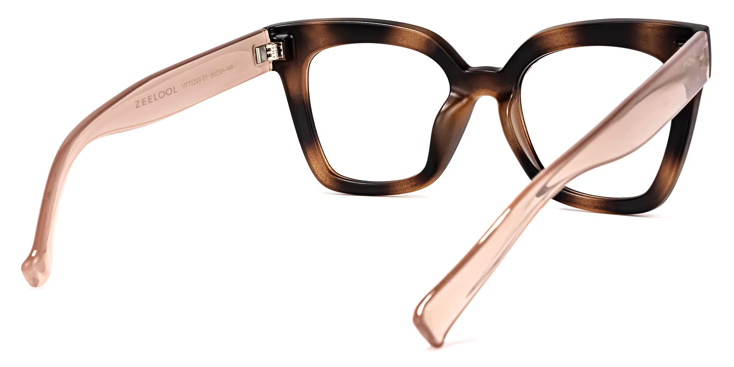 Malcolm Square Burnt Umber Glasses7