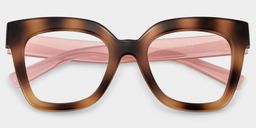Malcolm Burnt-Umber Square Glasses4