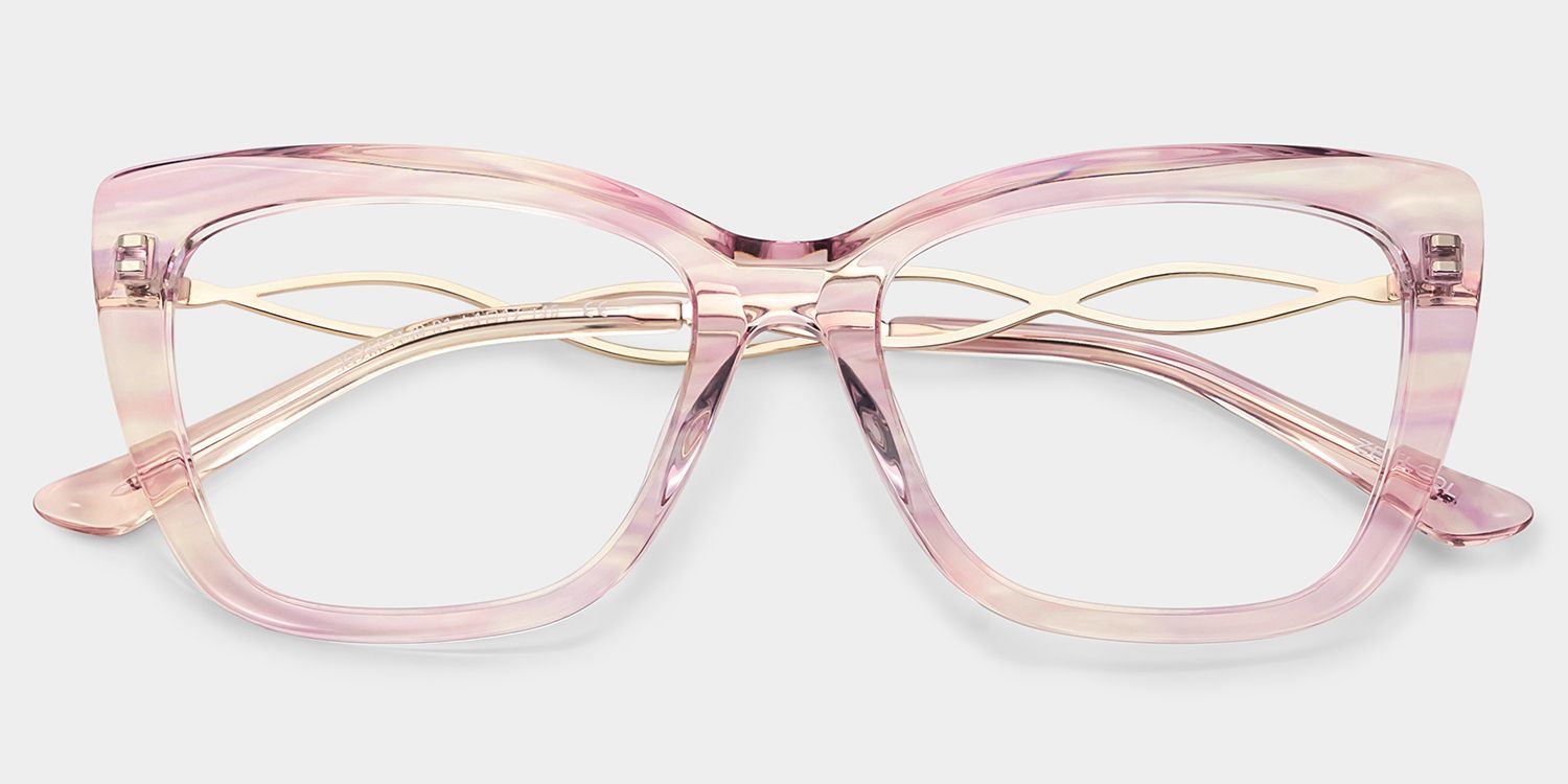 Remi Watercolor Glasses - Women Pink Butterfly Frames | ZEELOOL2
