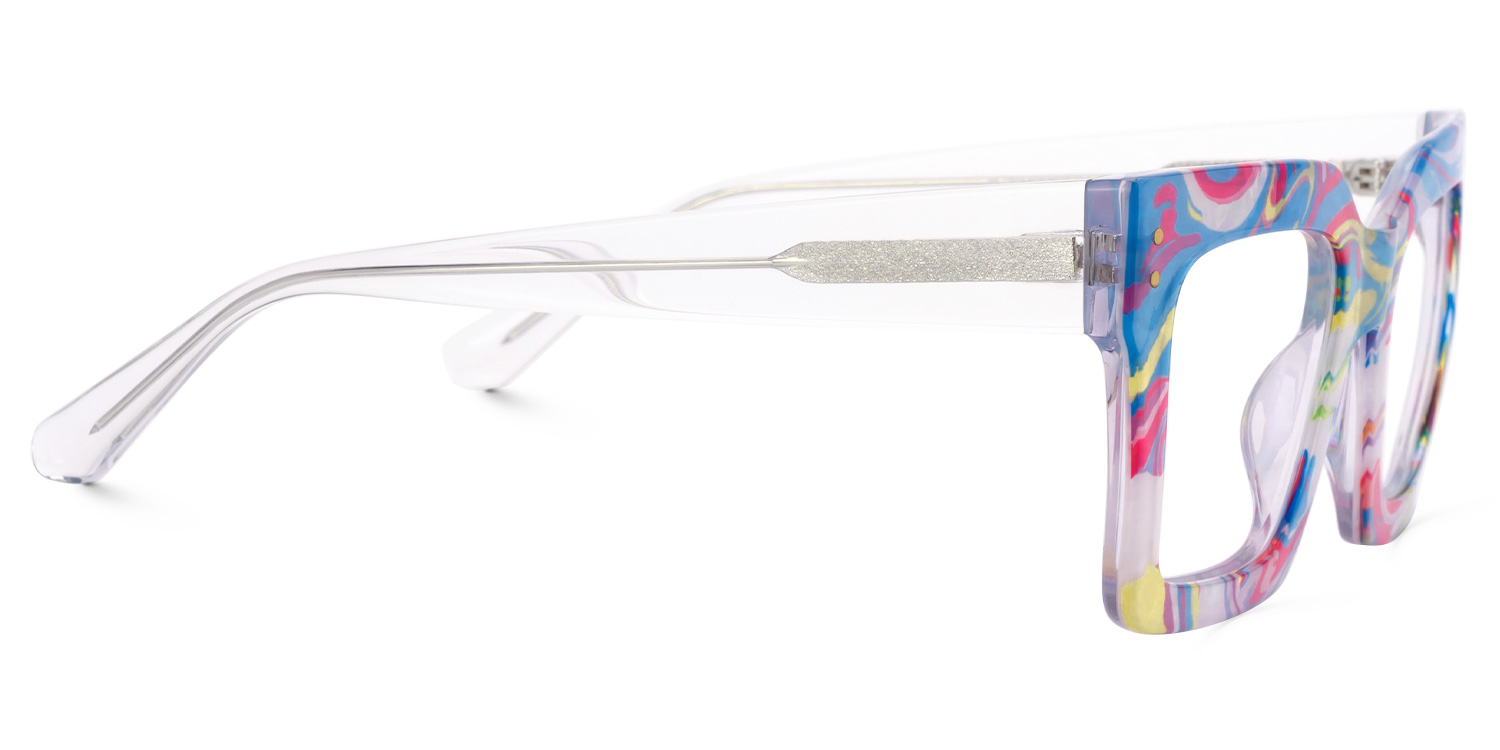 Agaton Square Colorful Glasses2