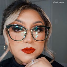 Laraine Cat Eye Green Glasses7