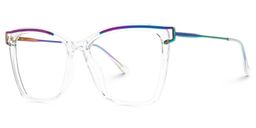 Krystle Square Clear Glasses1