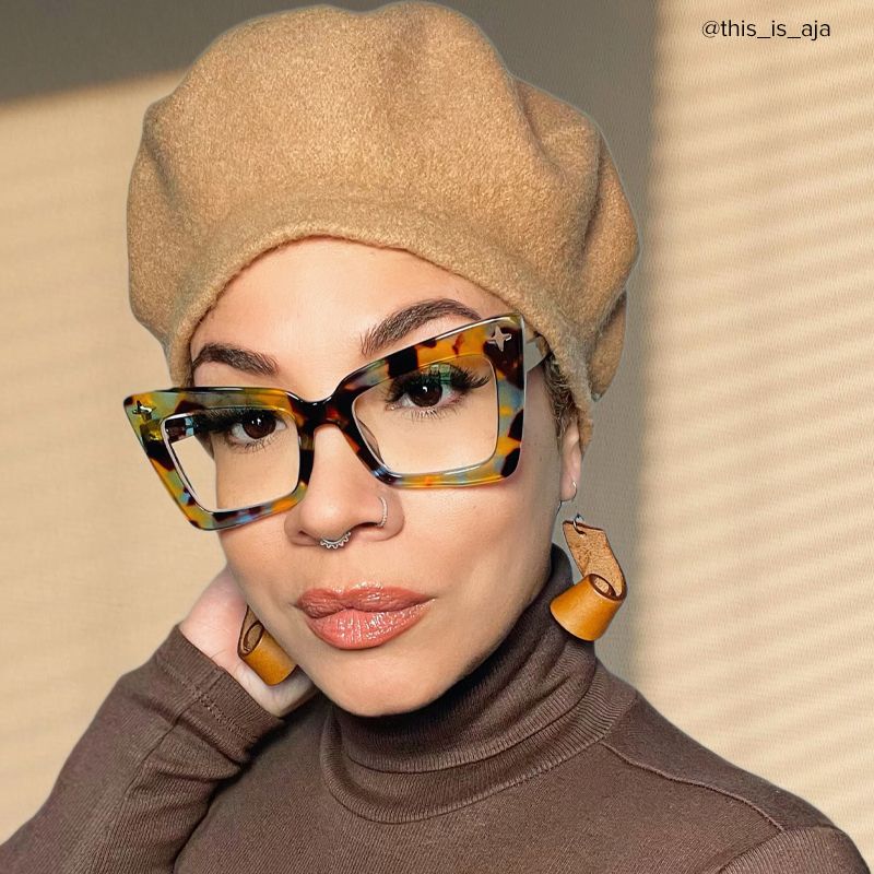 Kairos Cat-eye Acetate Tortoise Eyeglasses | Zeelool4