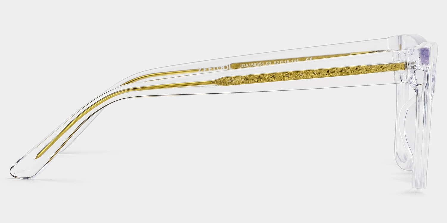 Rory Square Clear Glasses4