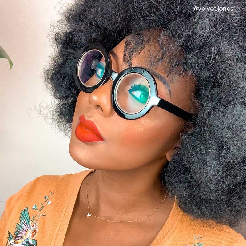 Calhoun Round Black Glasses6